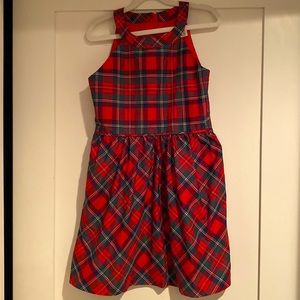 Girls Plaid Vineyard Vines Christmas Dress